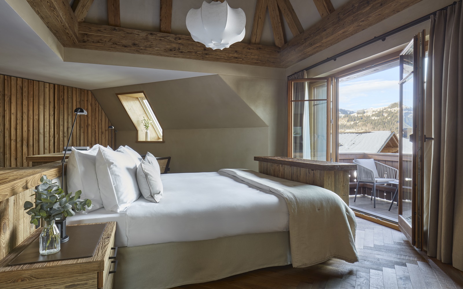 guestroom The Mansard suite Gstaad