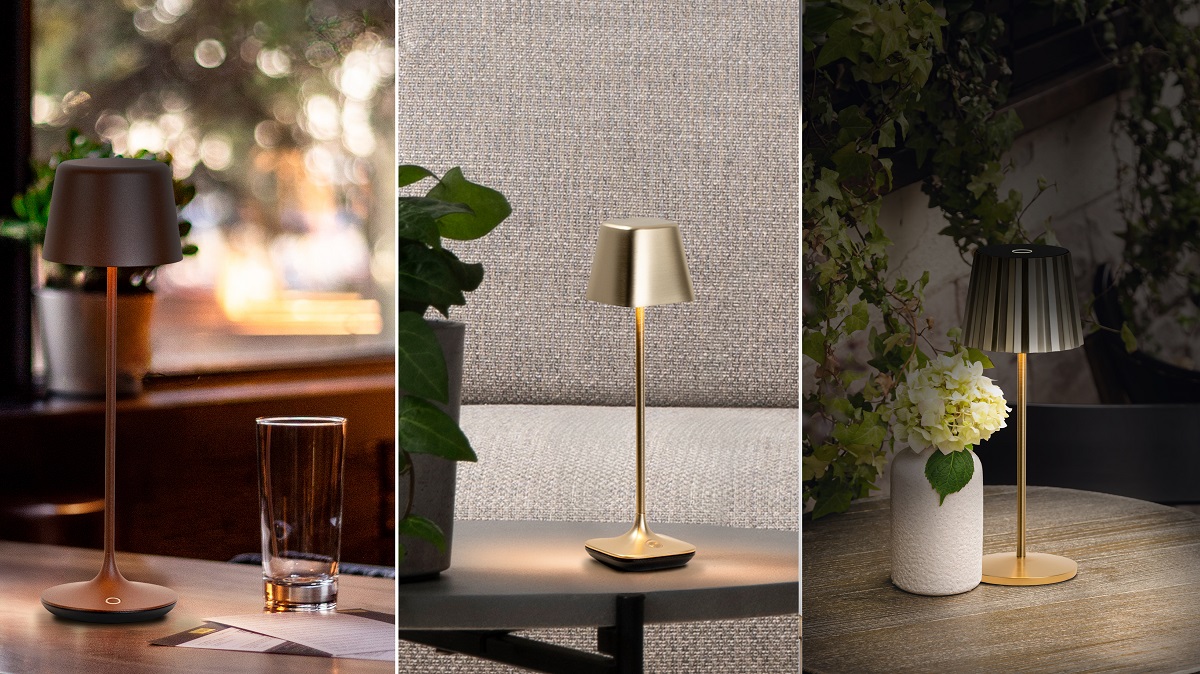 rechargeable table lamps from Franklite 