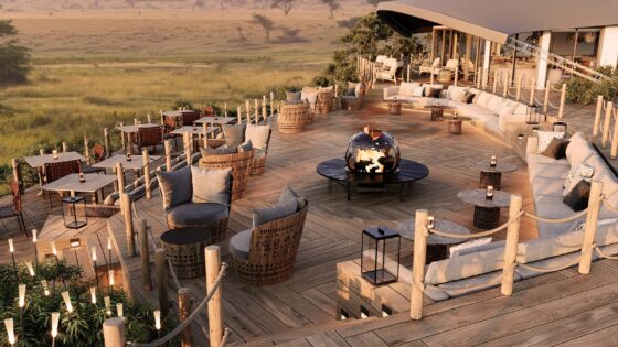 Mahali Mzuri renderings - Deck and Fire Pit