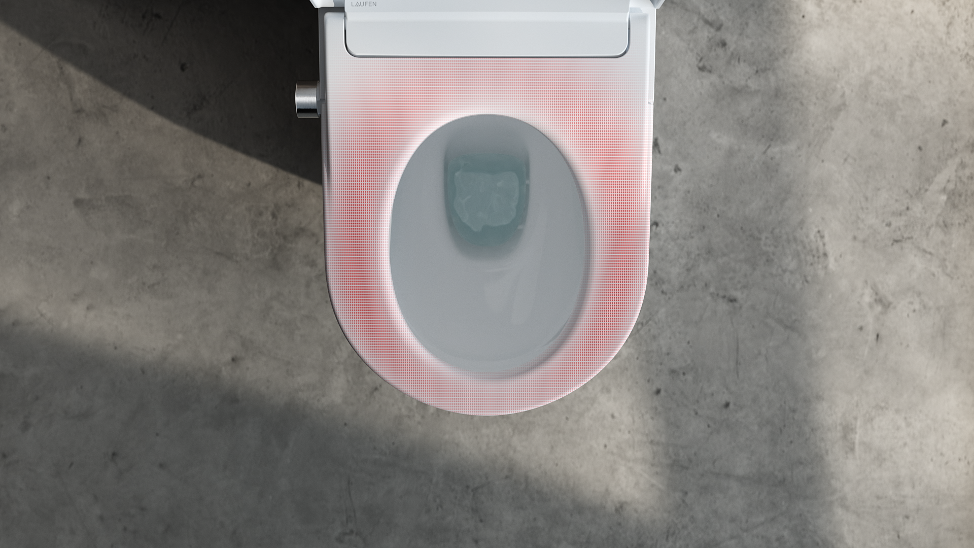 LAUFEN toilet seat with heating diagram