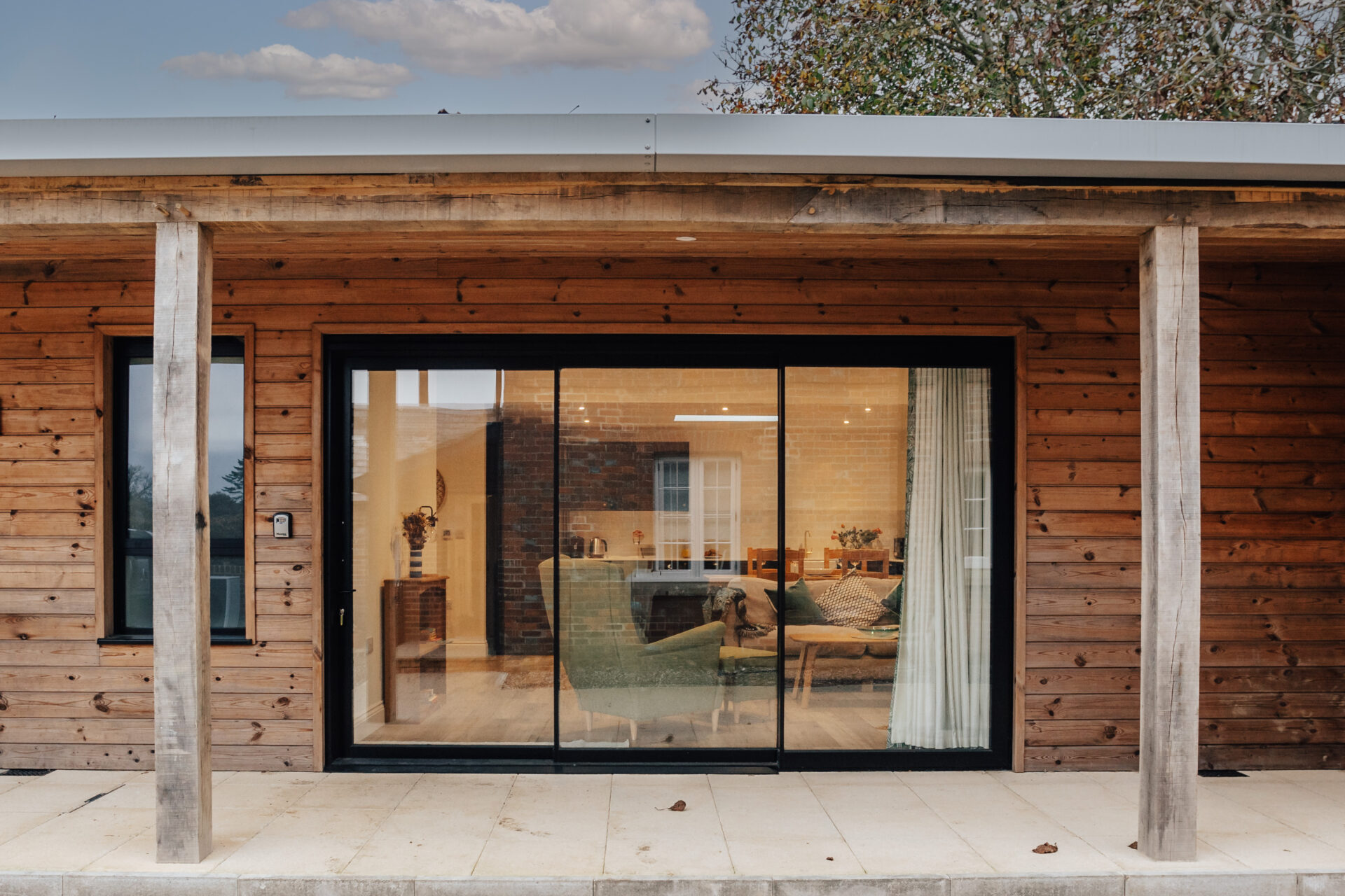 Wooden chalet holiday home at the nuneham estate