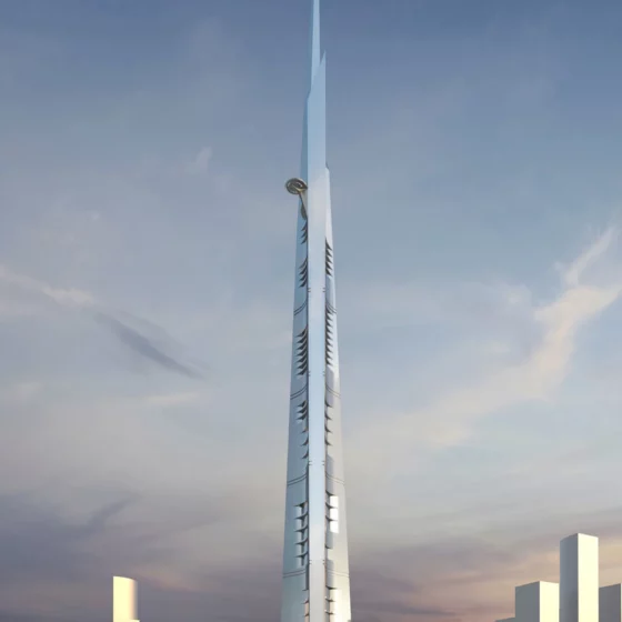 The Jeddah Tower, 1,000 metre tall sky scraper in Saudi Arabia