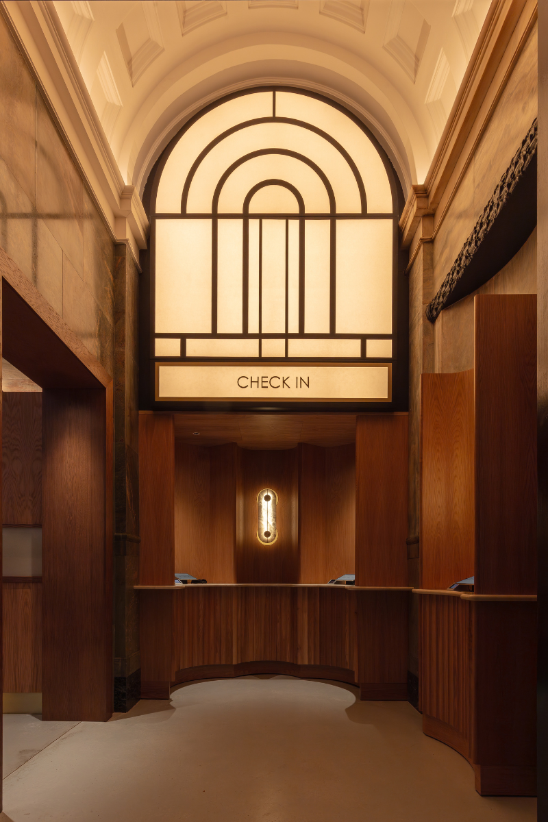 Entrance lobby to Gracechurch Street Hotel by Club Quarters