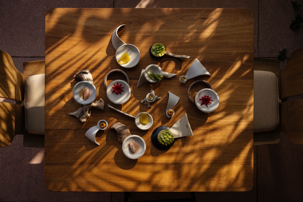 food and plates by chef Daniela Soto-Innes