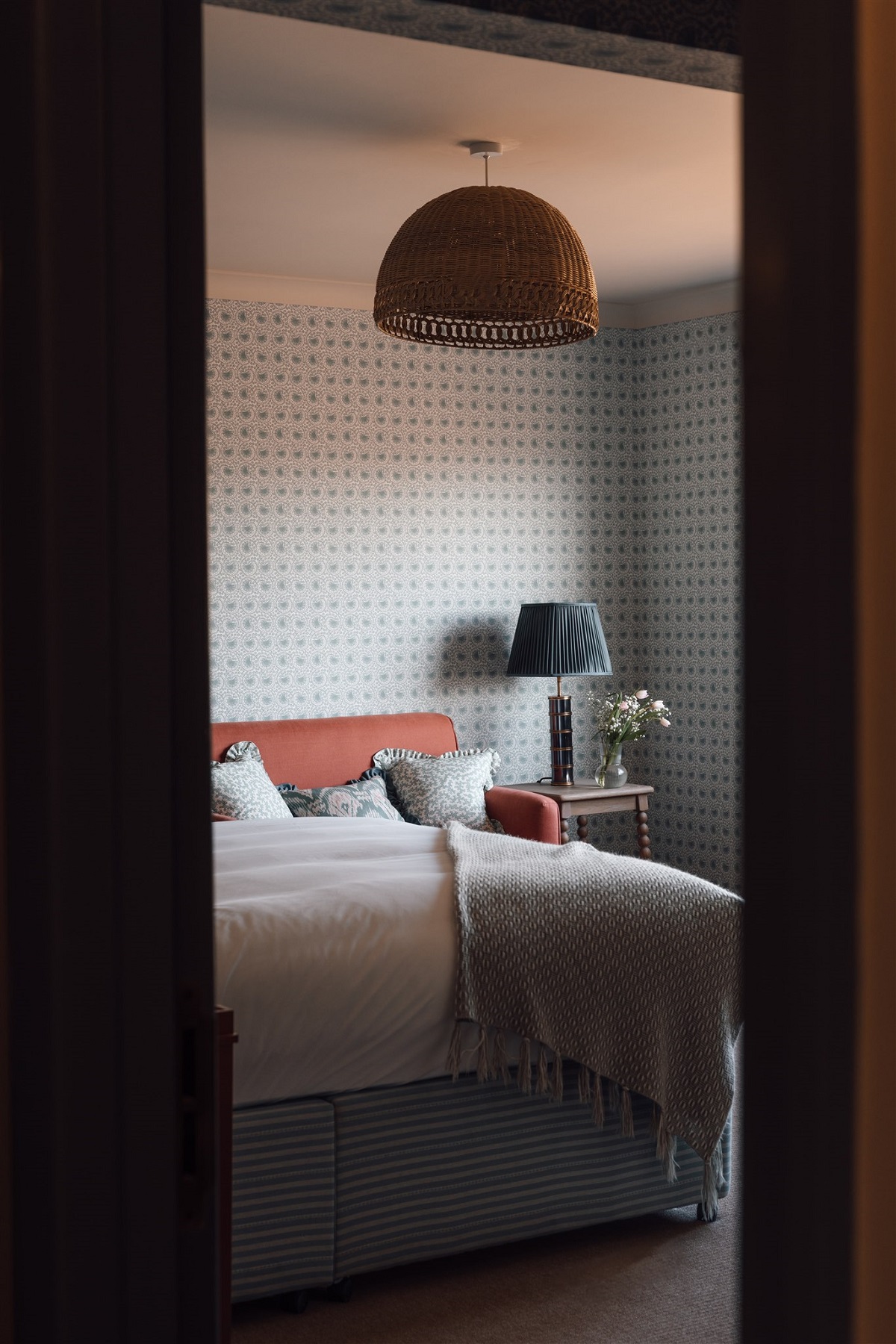 view into guestroom through door