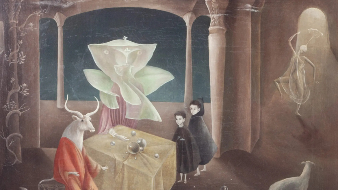 Leonora Carrington’s “And Then We Saw the Daughter of the Minotaur,” 1953. Oil on canvasCredit...Museum of Modern Art, London By Adrian Dannatt