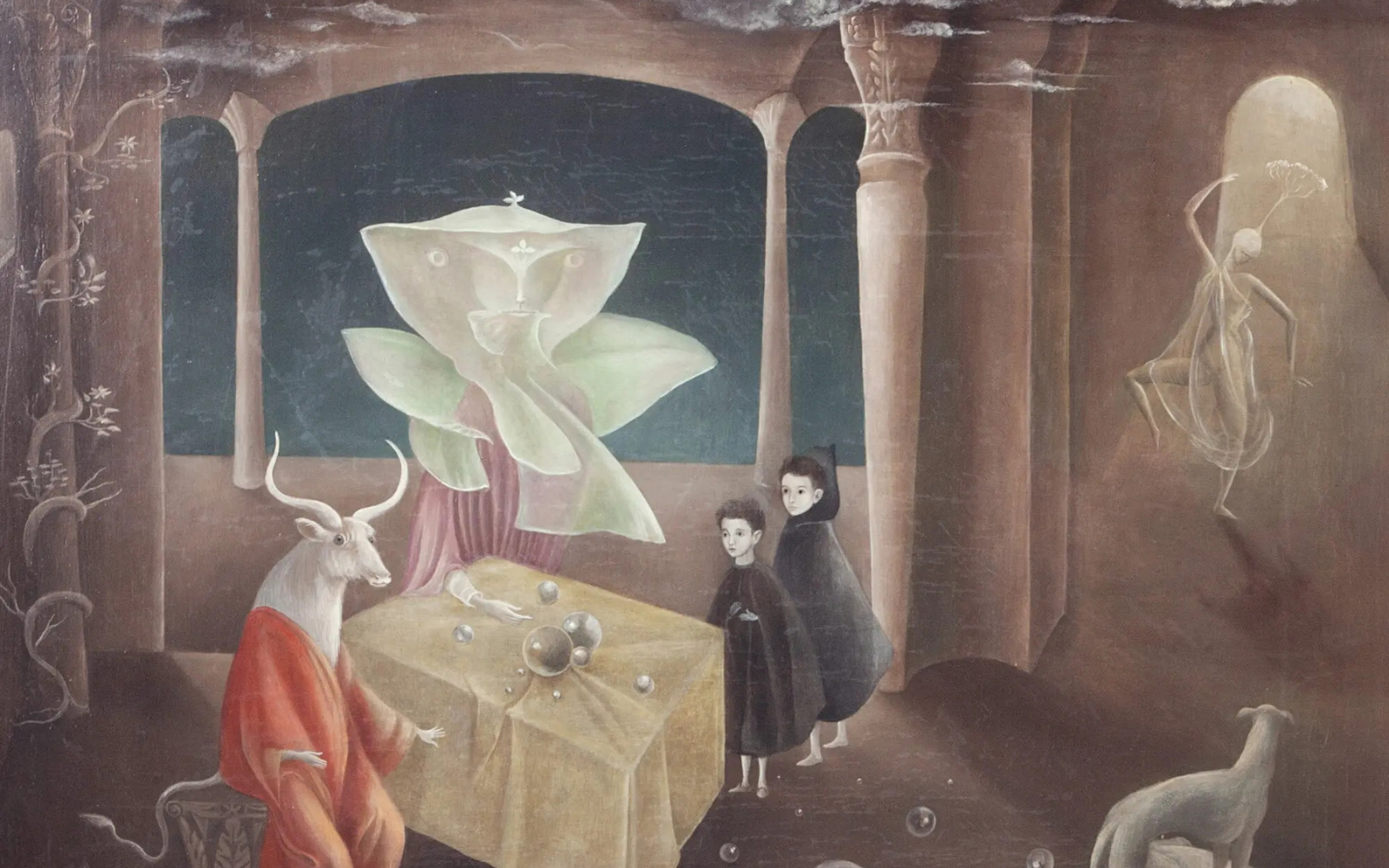 Leonora Carrington’s “And Then We Saw the Daughter of the Minotaur,” 1953. Oil on canvasCredit...Museum of Modern Art, London By Adrian Dannatt