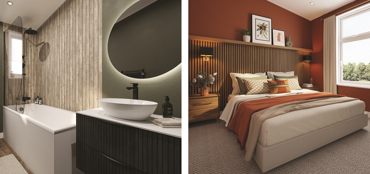 Olive Rough Concrete Matrix wallcovering from Newmor