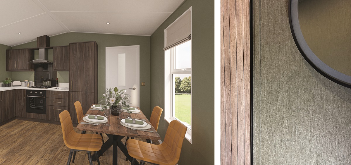 Olive Rough Concrete wall finish from Newmor