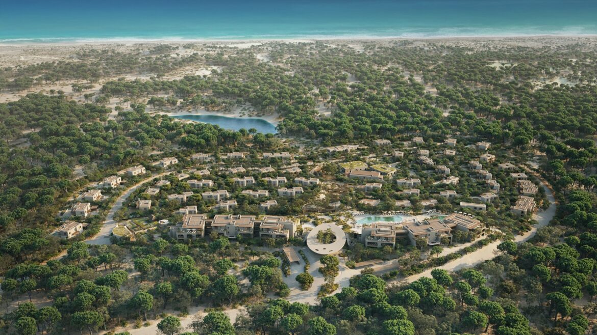 aerial view Six Senses Comporta