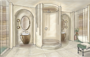 House of Rohl Primary Bathroom by 1508 London Sketch