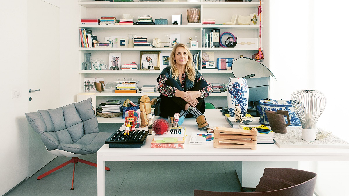 designer Patricia Urquiola in her studio