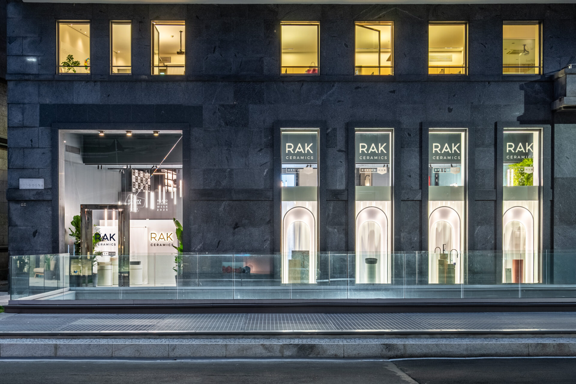 Exterior of new RAK Ceramics Milan design hub