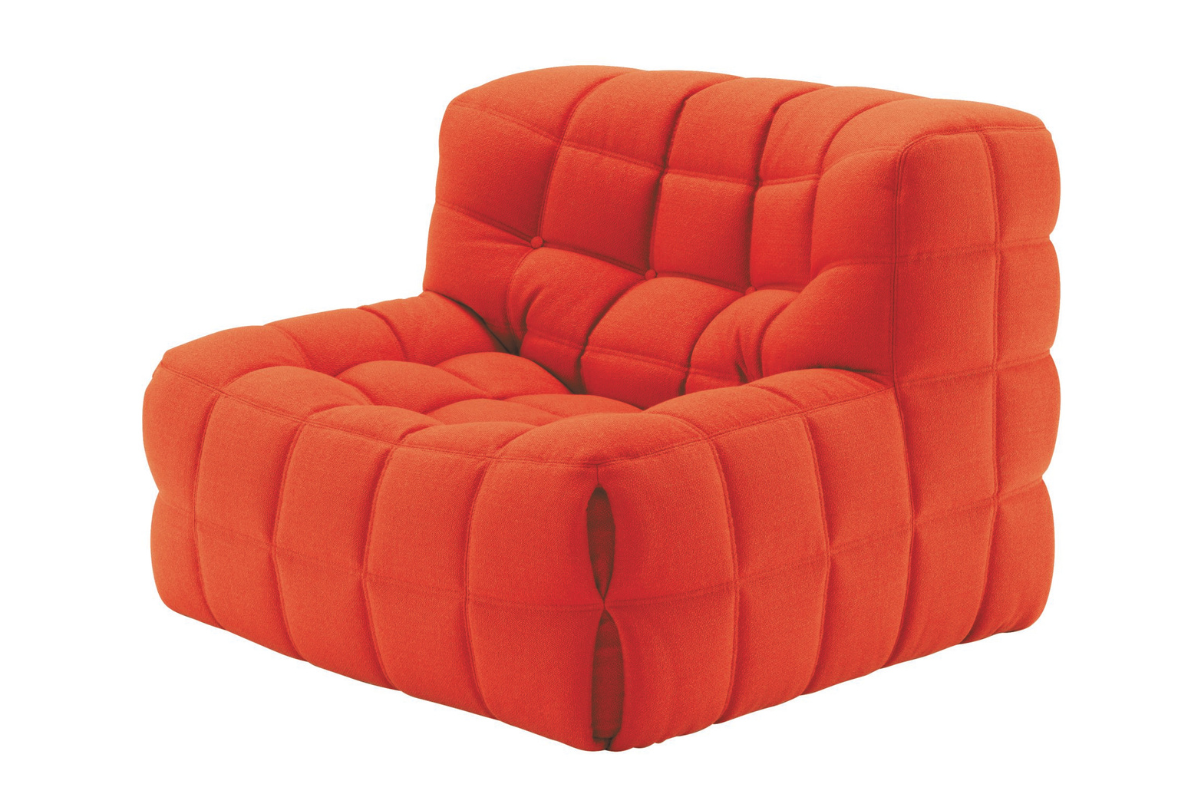 Orange Ligne Roset Kashima armchair