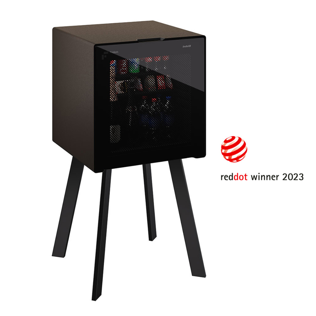 Cube Free standing red dot winning mini fridge from Aslotel