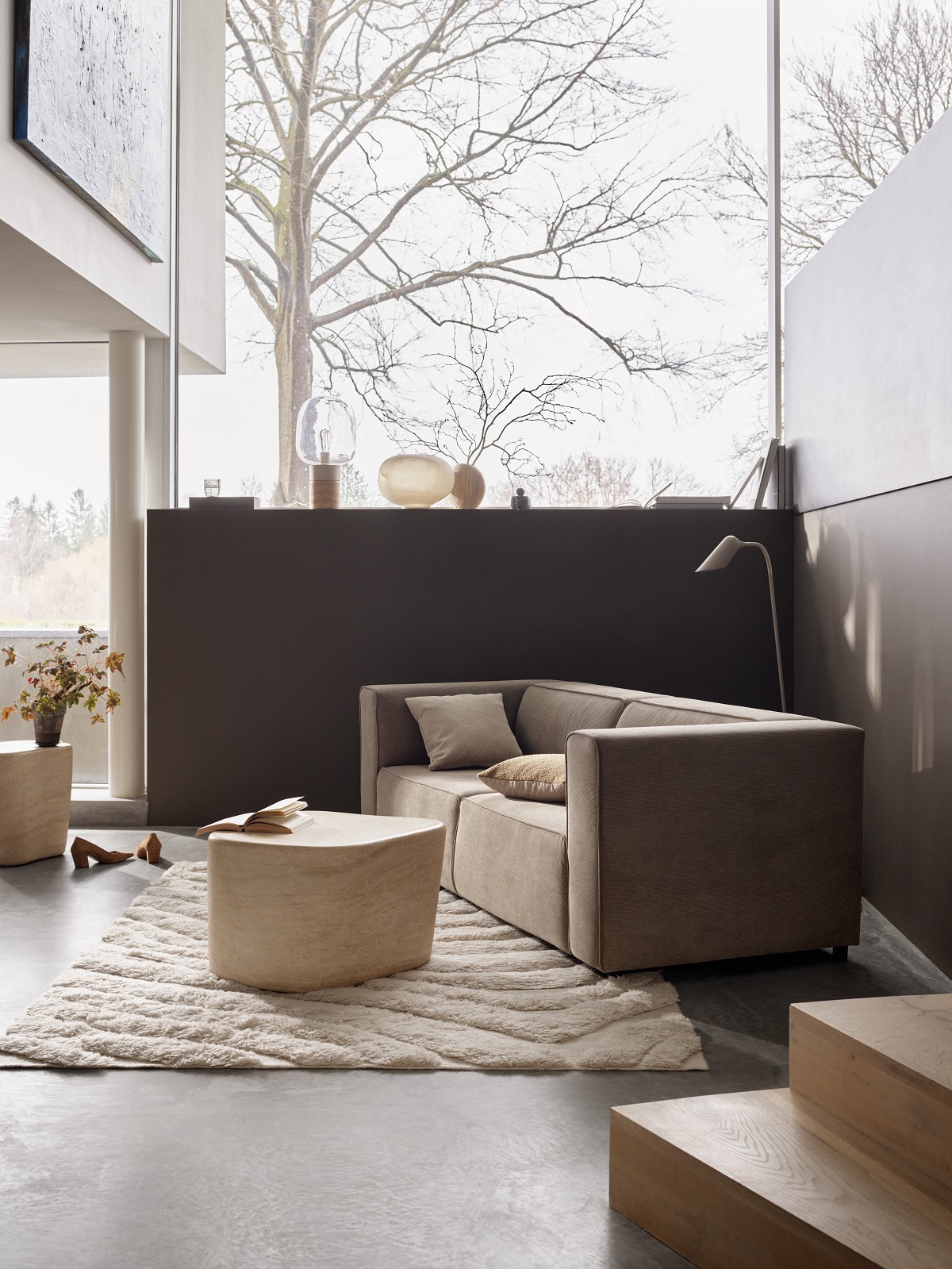 couch, carpet and bermuda footstool from BoConcept