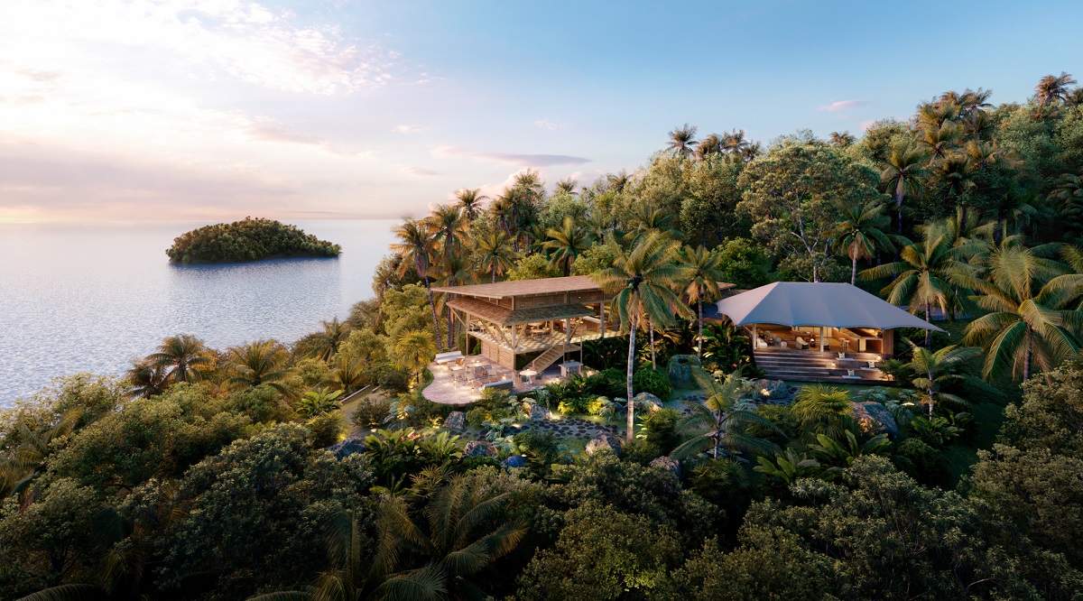 render of clubhouse at KAIA Koh Phangan