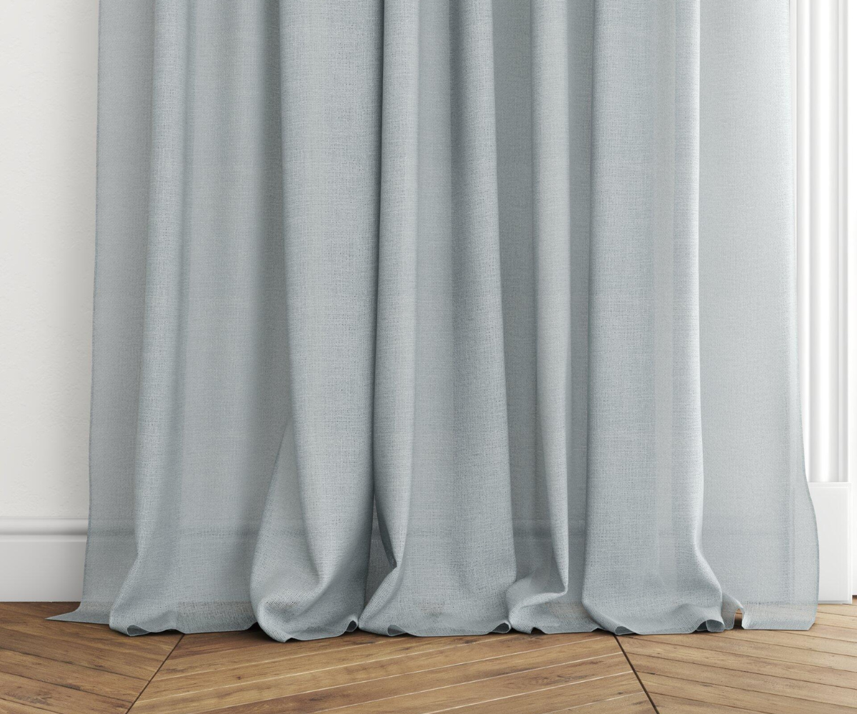 Statement sheer fabric from Sekers in dove