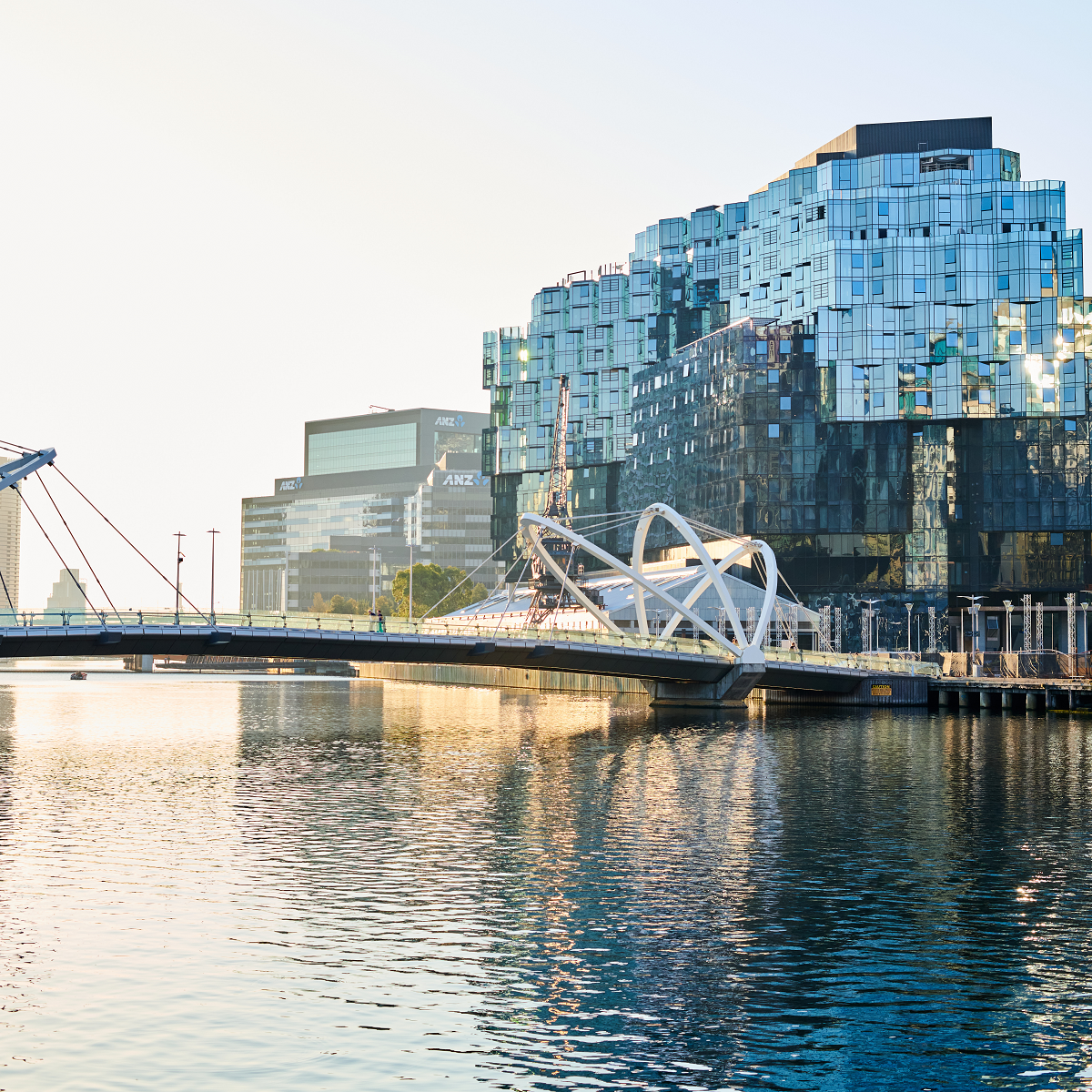 1 Hotel Melbourne facade seen from the river