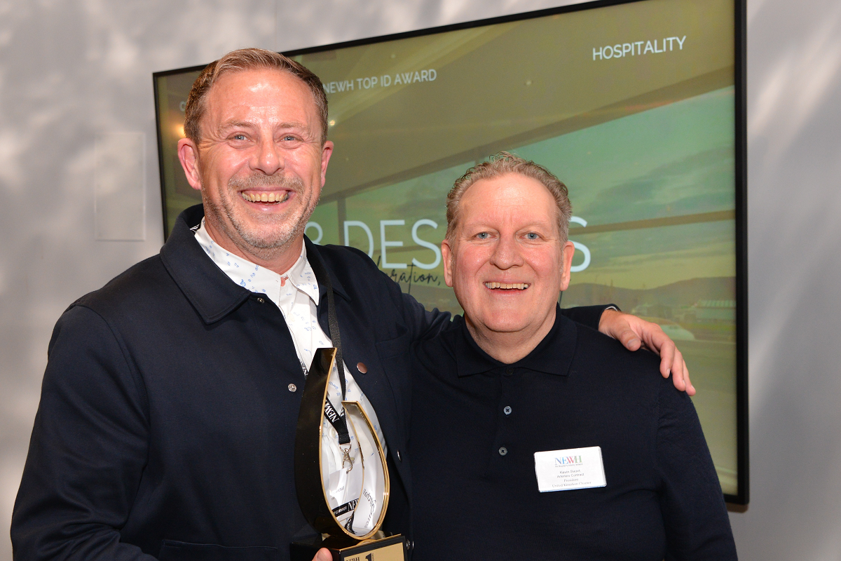 DV8 Designs receiving NEWH UK Top ID award 2025