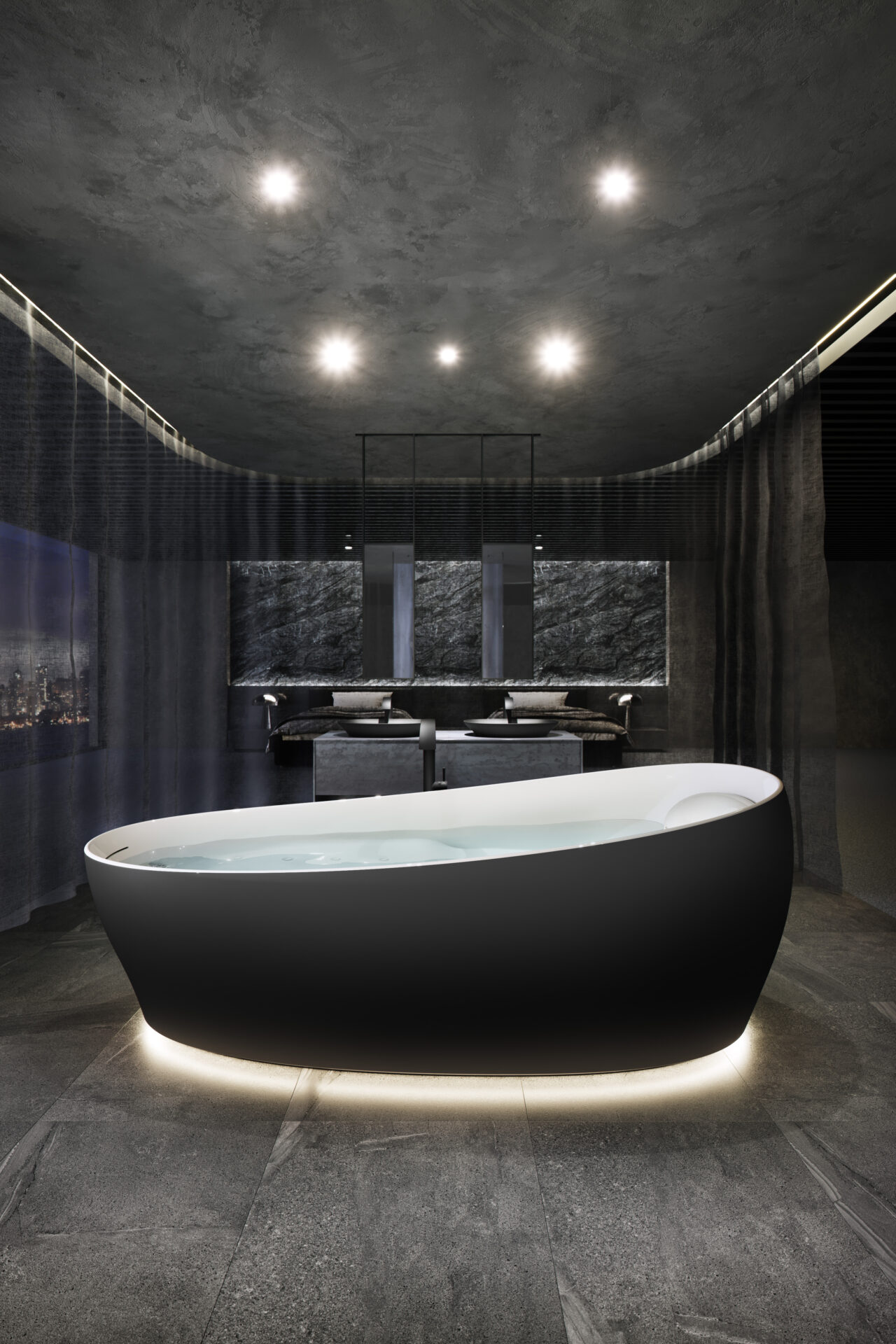 TOTO NEOREST WX Bath in matte black