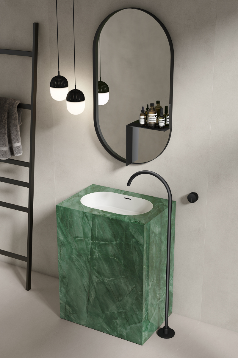 Atlas Concorde Habitat washbasin in bisquit white