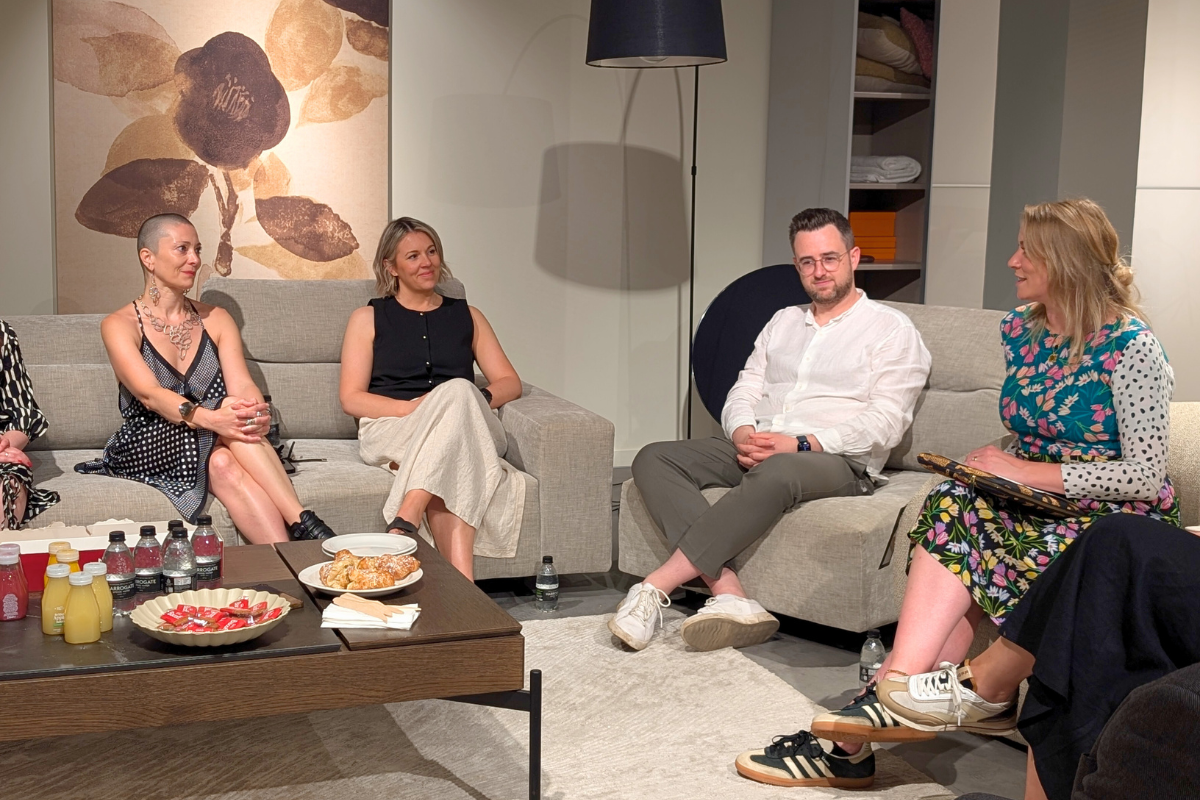 (L-R) Mathilde Le Villain, Kathryn Quinn, David Harte, and Sophie Harper, panellists in bespoke design discussion