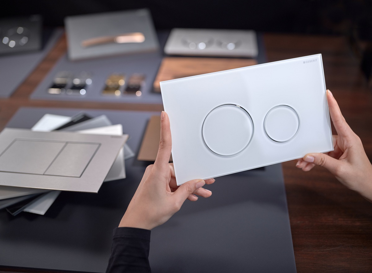 the introduction of the ultra-slim Sigma40 and an enhanced Sigma01, from Geberit