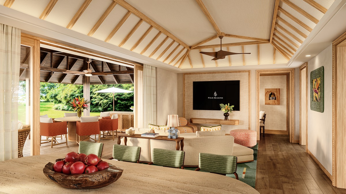 render of 3 bedroom villas by 1508 london of , Four Seasons Resort Mauritius at Anahita