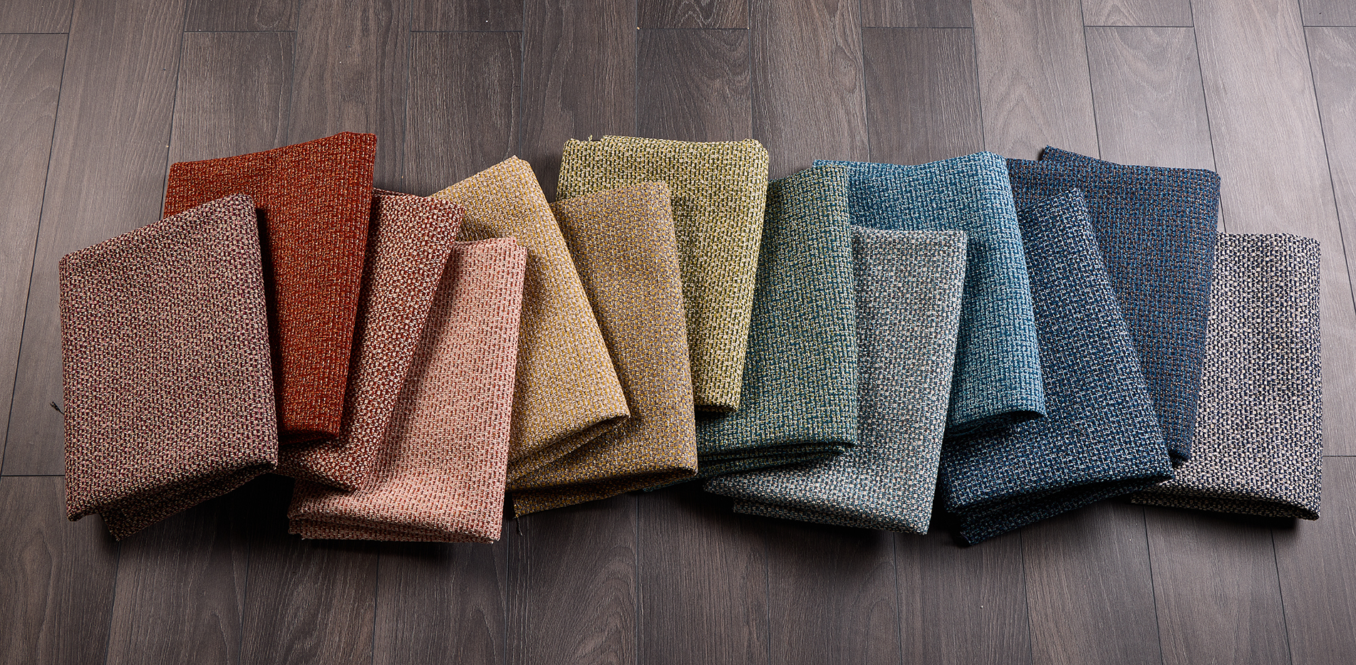 Colour swatches of Esme by Skopos fabrics