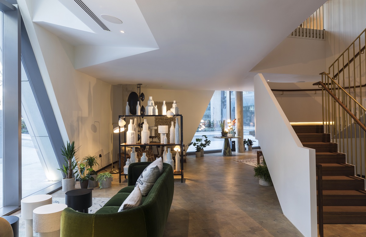 lobby and stair in London Bankside