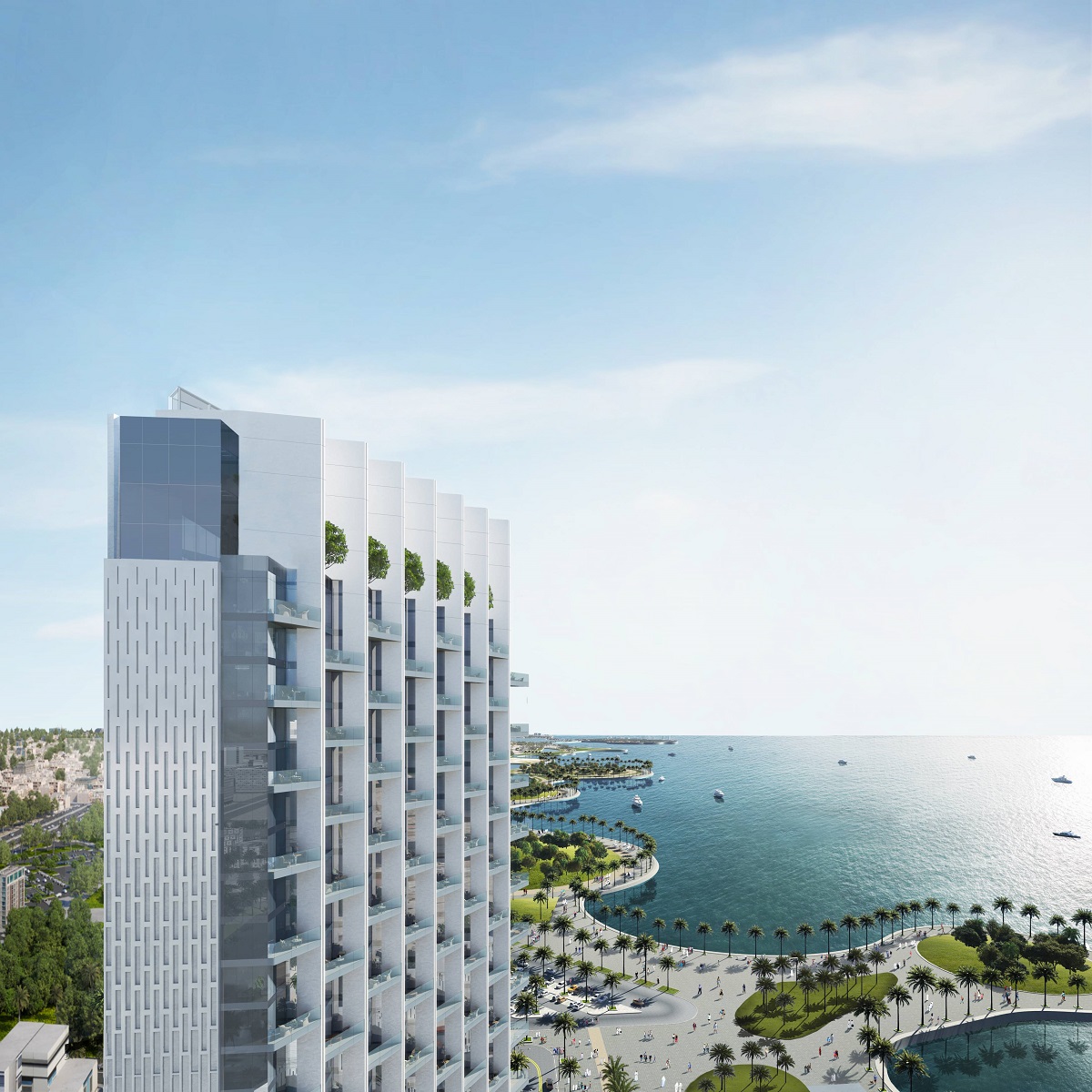render of facade FAIRMONT_AJDAN 
