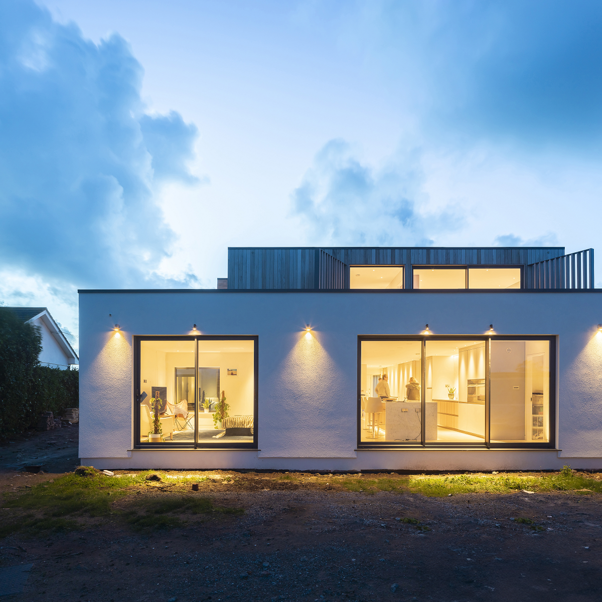 What was once a dilapidated and damp 1950s bungalow has been reimagined into a low-carbon, visually captivating residence
