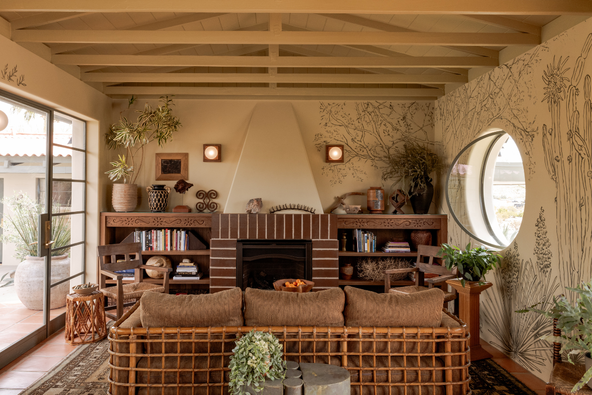 Lobby area in Hotel Wren, designed by Manola Studio