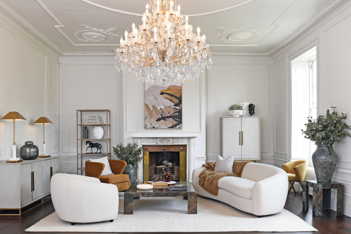 Lounge area with furniture from Coach House