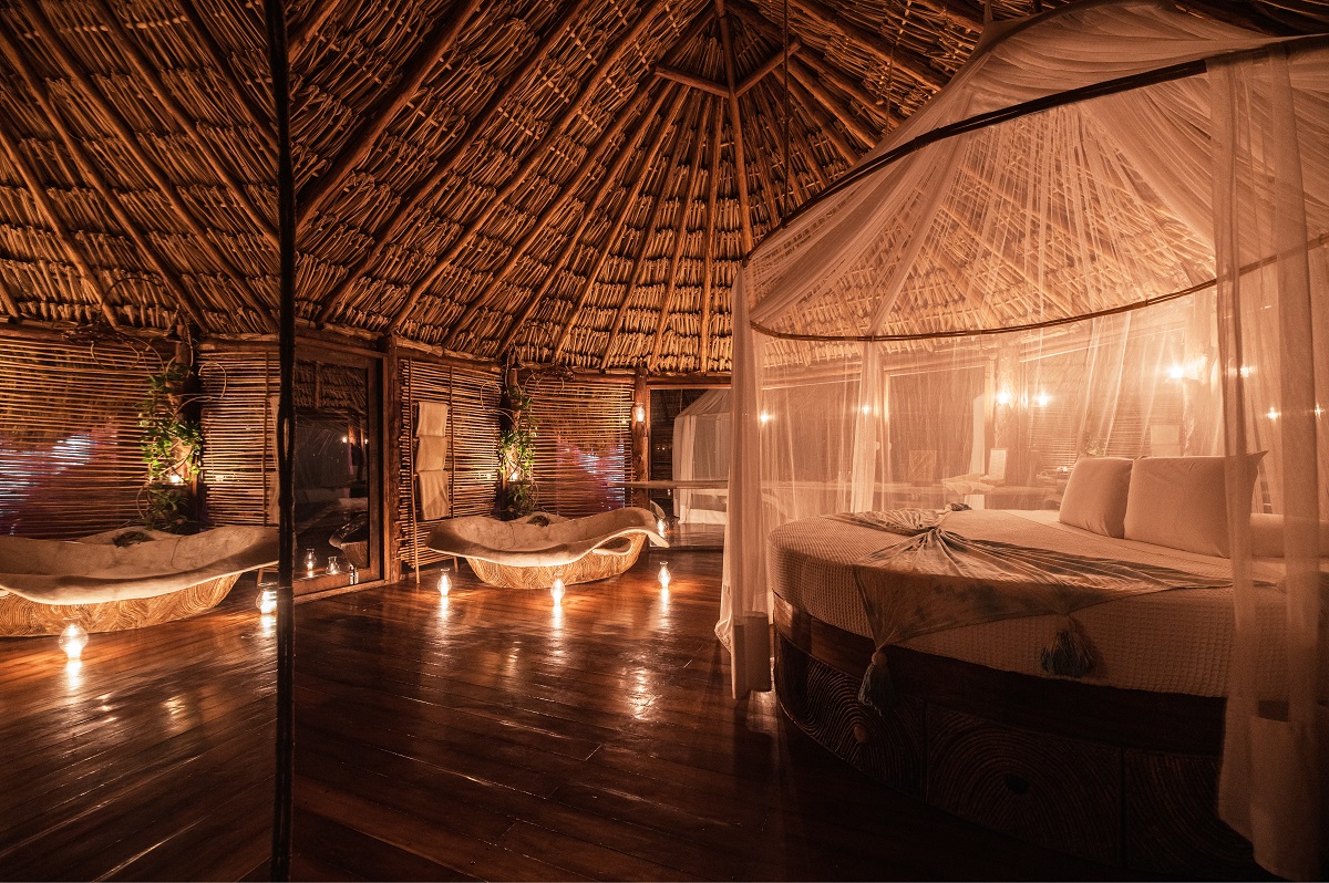 guestroom in Azulik Tulum
