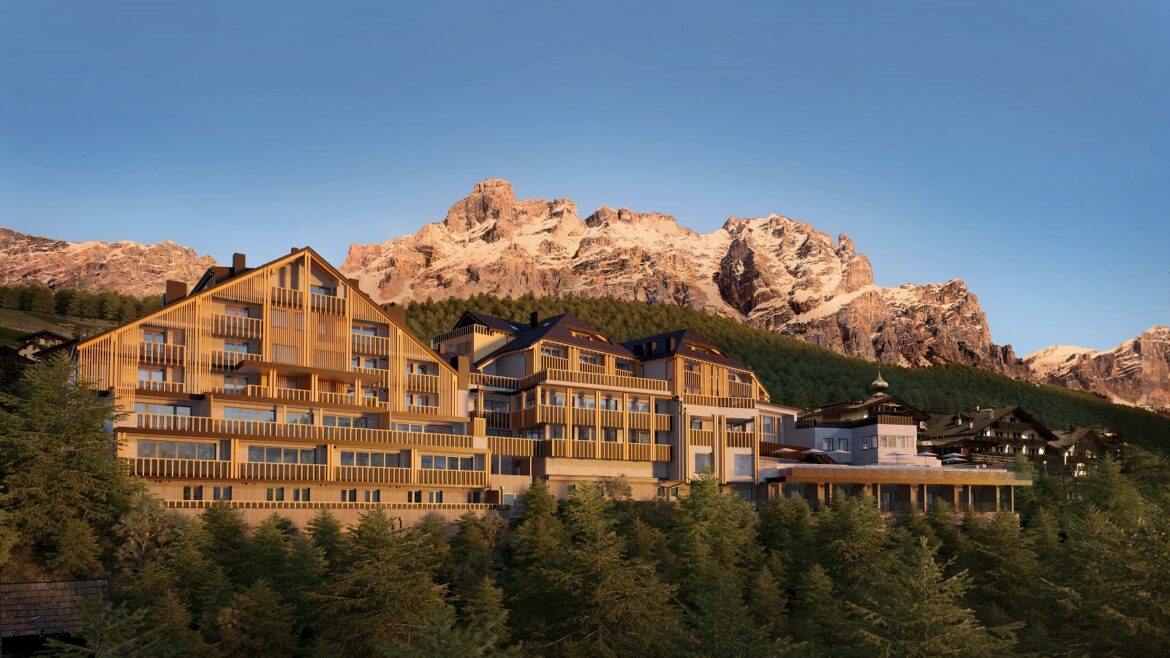 Aman Rosa Alpina, Italy - Render Exterior