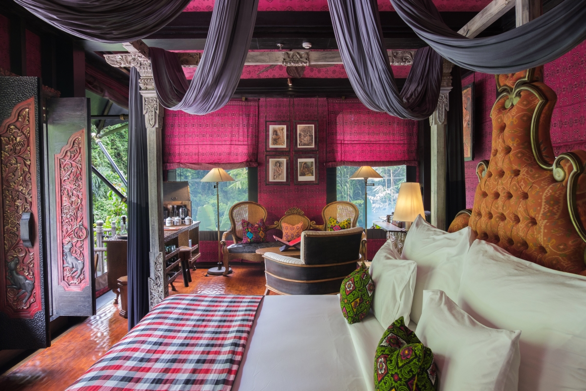 Capella-Ubud_Bali-Indonesia_Bedroom, from The Leading Hotels of the World new book