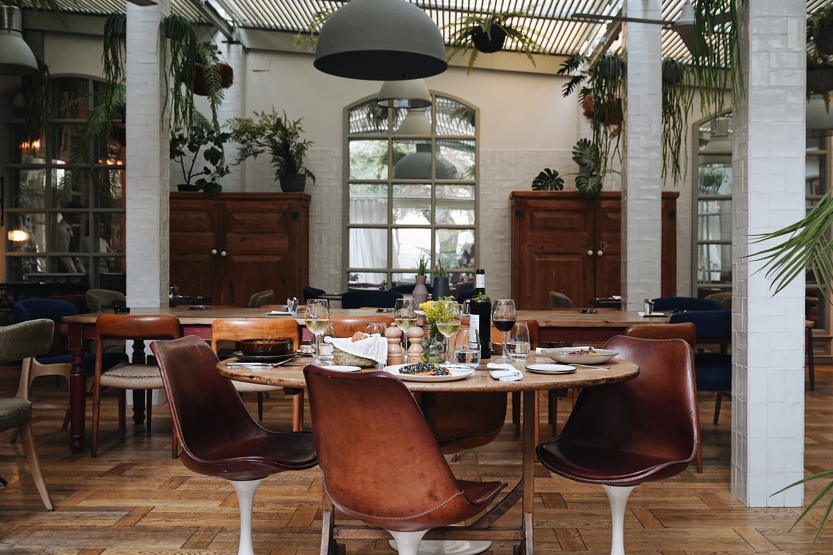 The Greenhouse restaurant in Hotel Pulitzer Barcelona