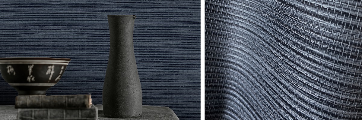 striped and textured Tatami wallcovering from Newmor