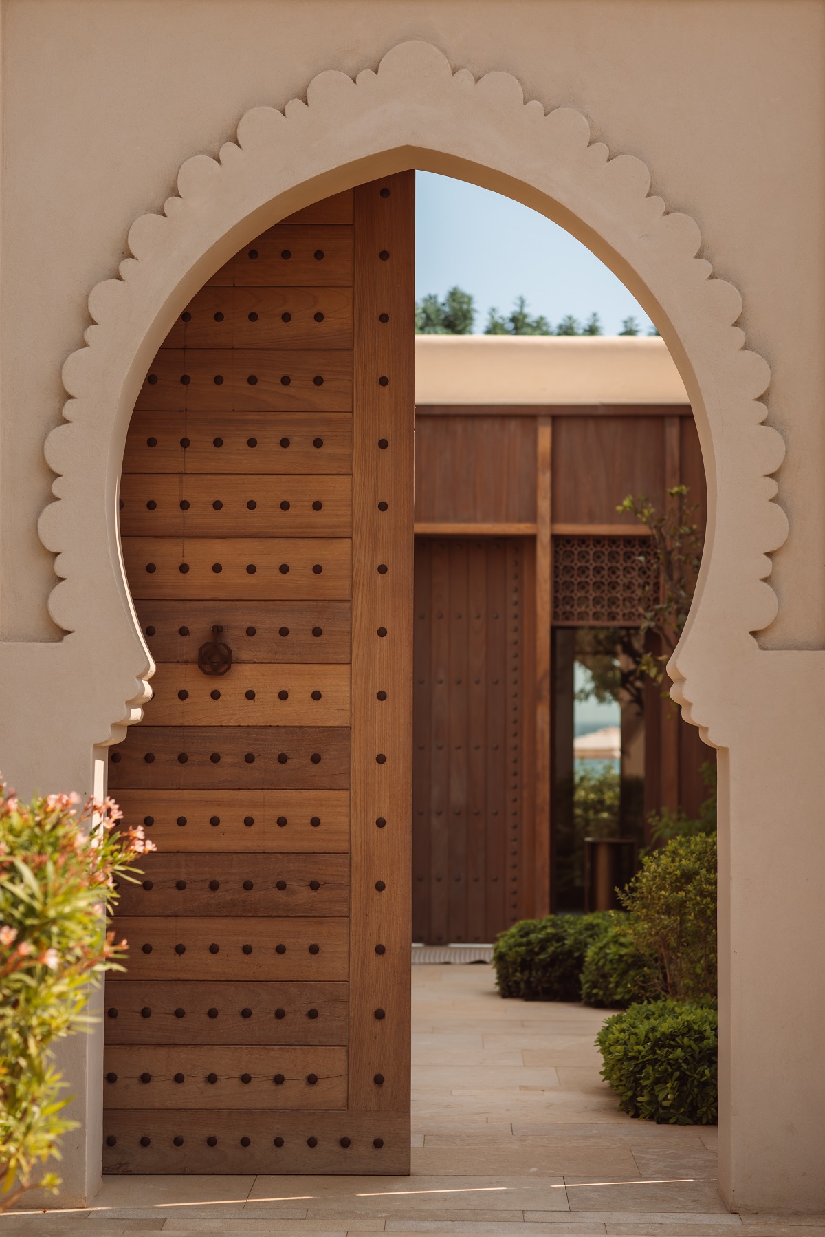 traditional moroccan door and entrance