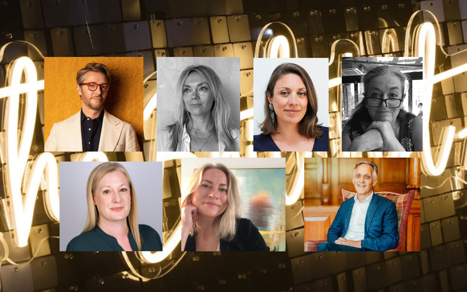Your 2025 judging panel, from top left to bottom right: Emma King, Sophie Borel, Jess Morrison, Jane Simpson, Jacu Strauss, Sophie Harper, Danny Pecorelli