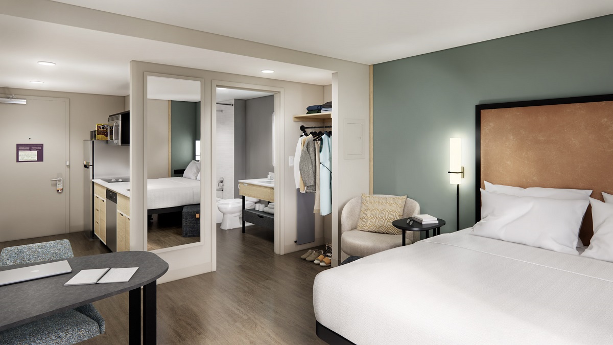 LivSmart studio guestroom by Hilton