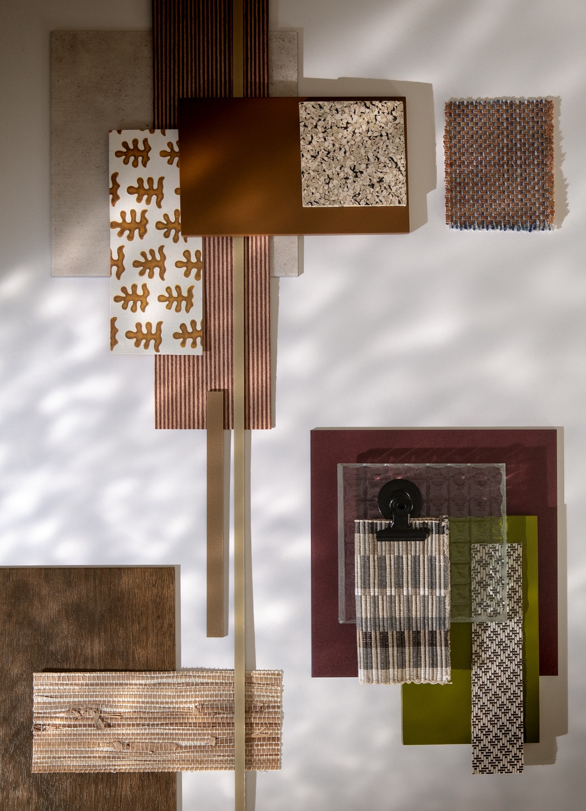 Amtico moodboard for Nostalgic Reset collection