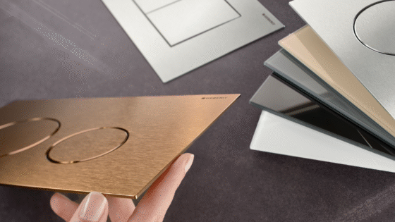 Geberit flush plates in multi-colours