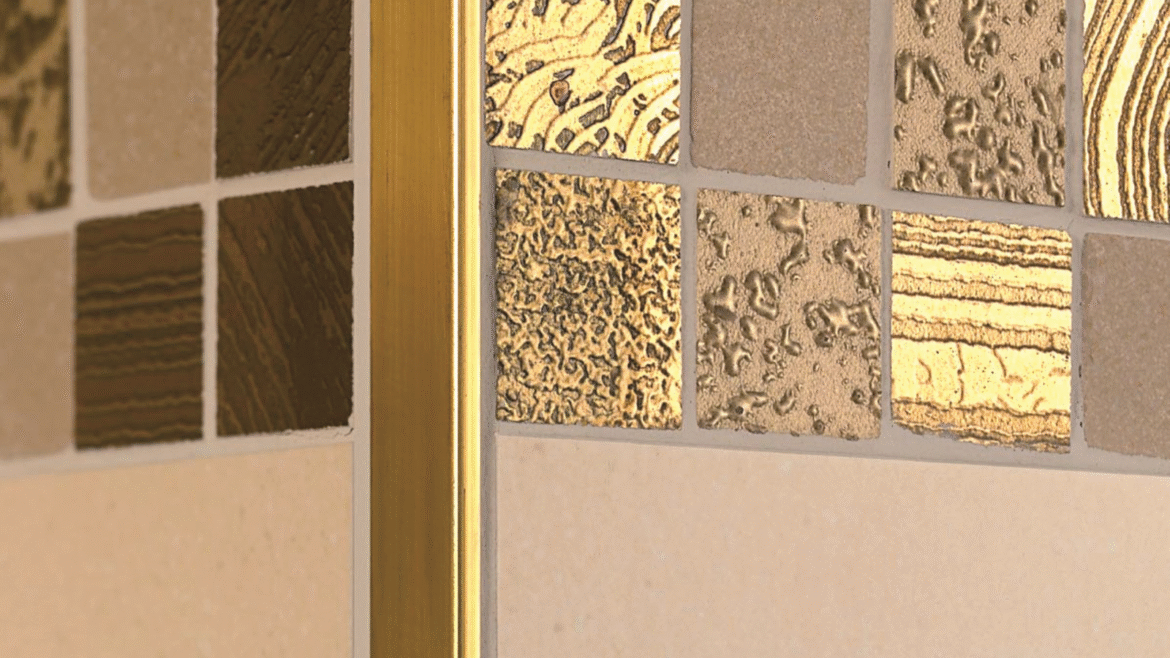 Schluter Systems tile edge protection in hospitality design