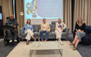 five panellists at Accessible Design Talk