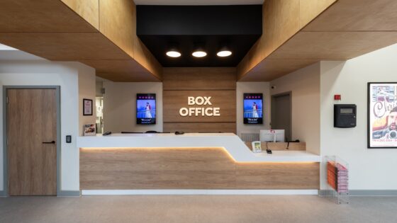 James Latham provides HIMACS® bringing style and strength to Lichfield Garrick Theatre’s stunning new ticket desk and bar areas