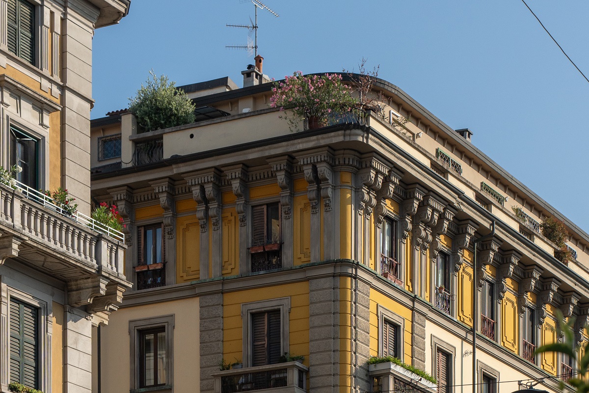 facade of Hotel Milu Milano