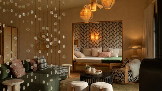 luxury lodge bedroom at Lemala Osonjoi Lodge Ngorongoro